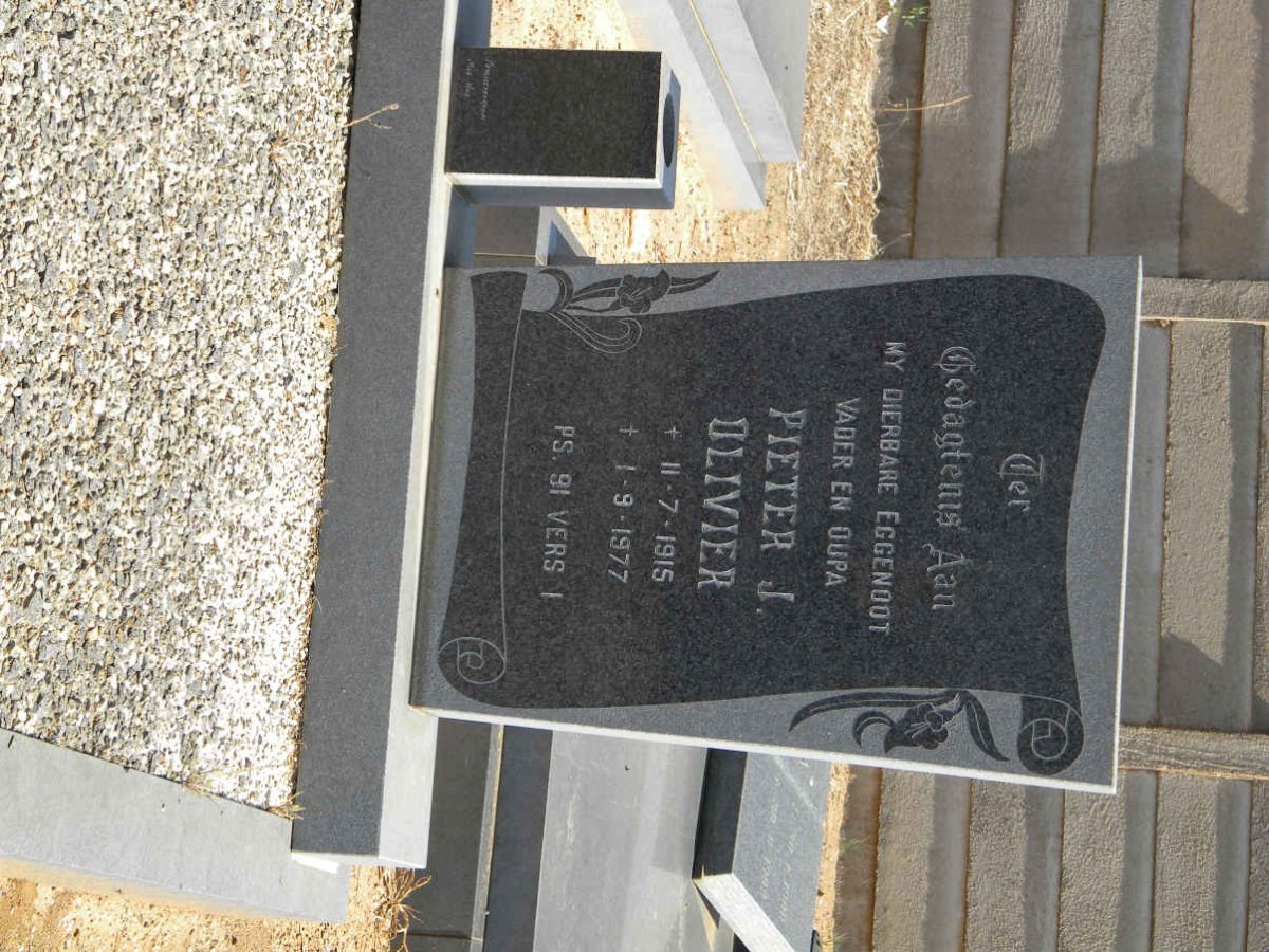 OLIVIER Pieter J. 1915-1977
