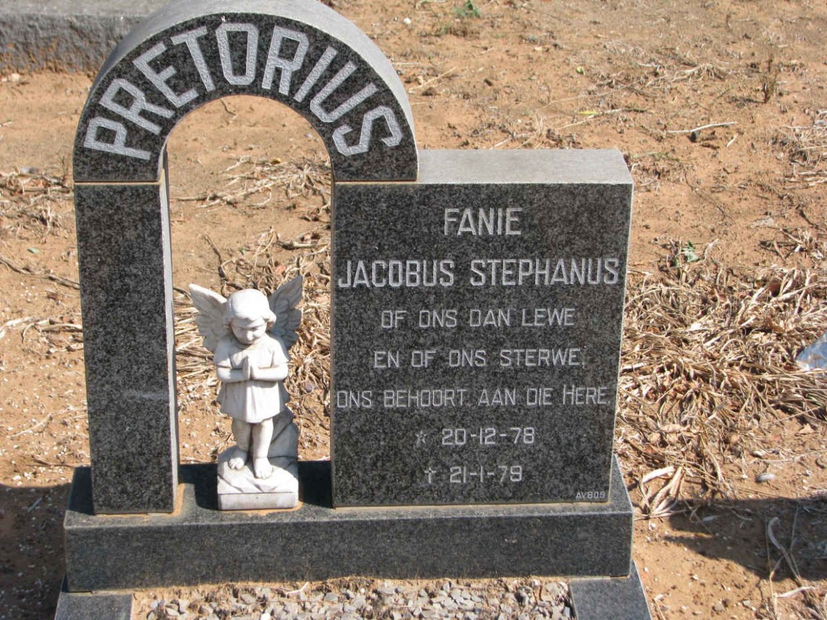 PRETORIUS Jacobus Stephanus 1978-1979