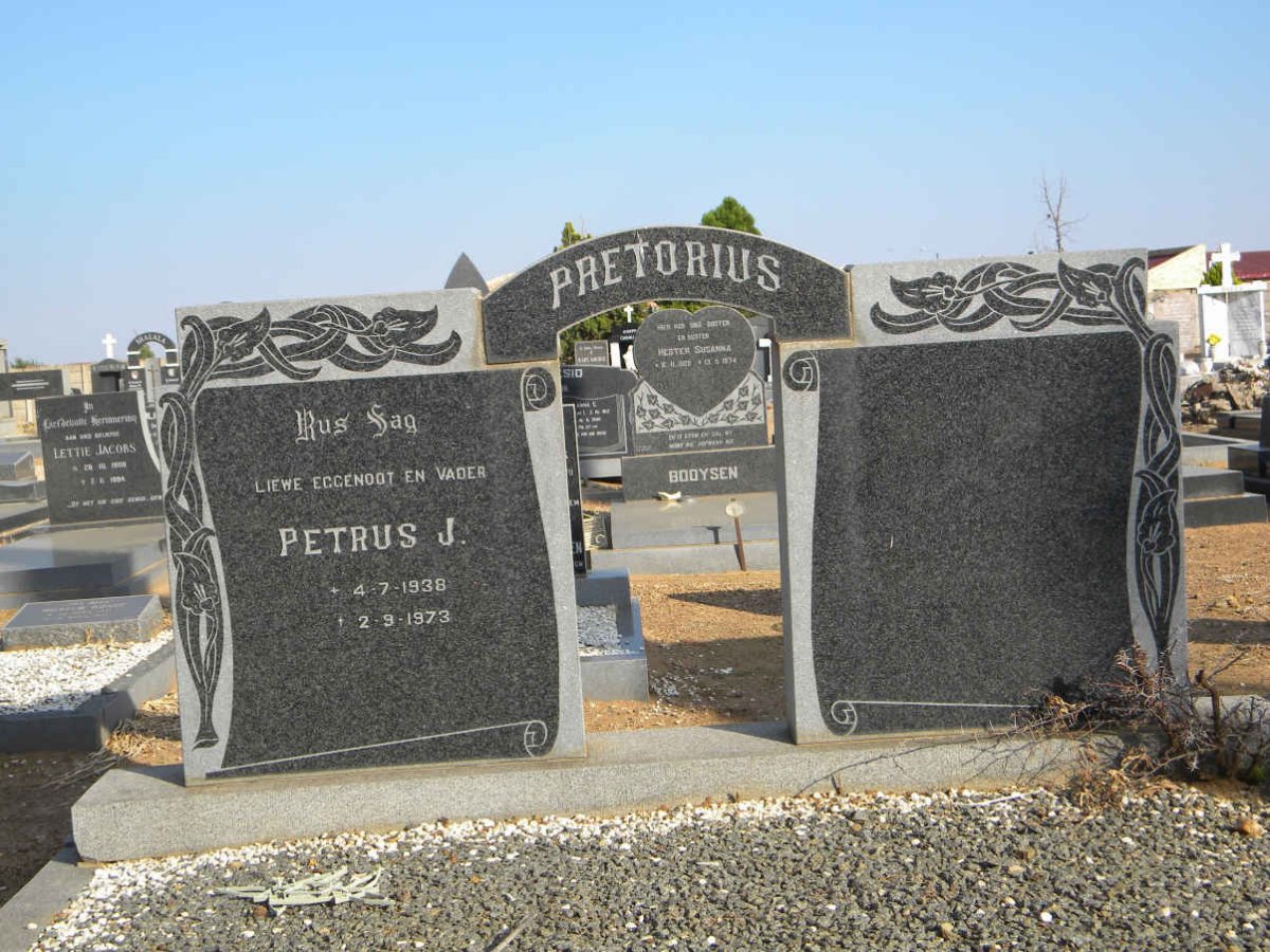 PRETORIUS Petrus J. 1938-1973