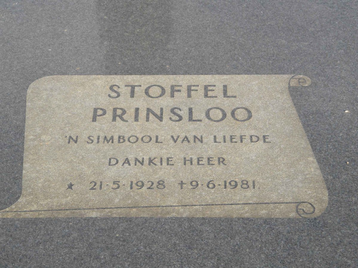 PRINSLOO Stoffel 1928-1981