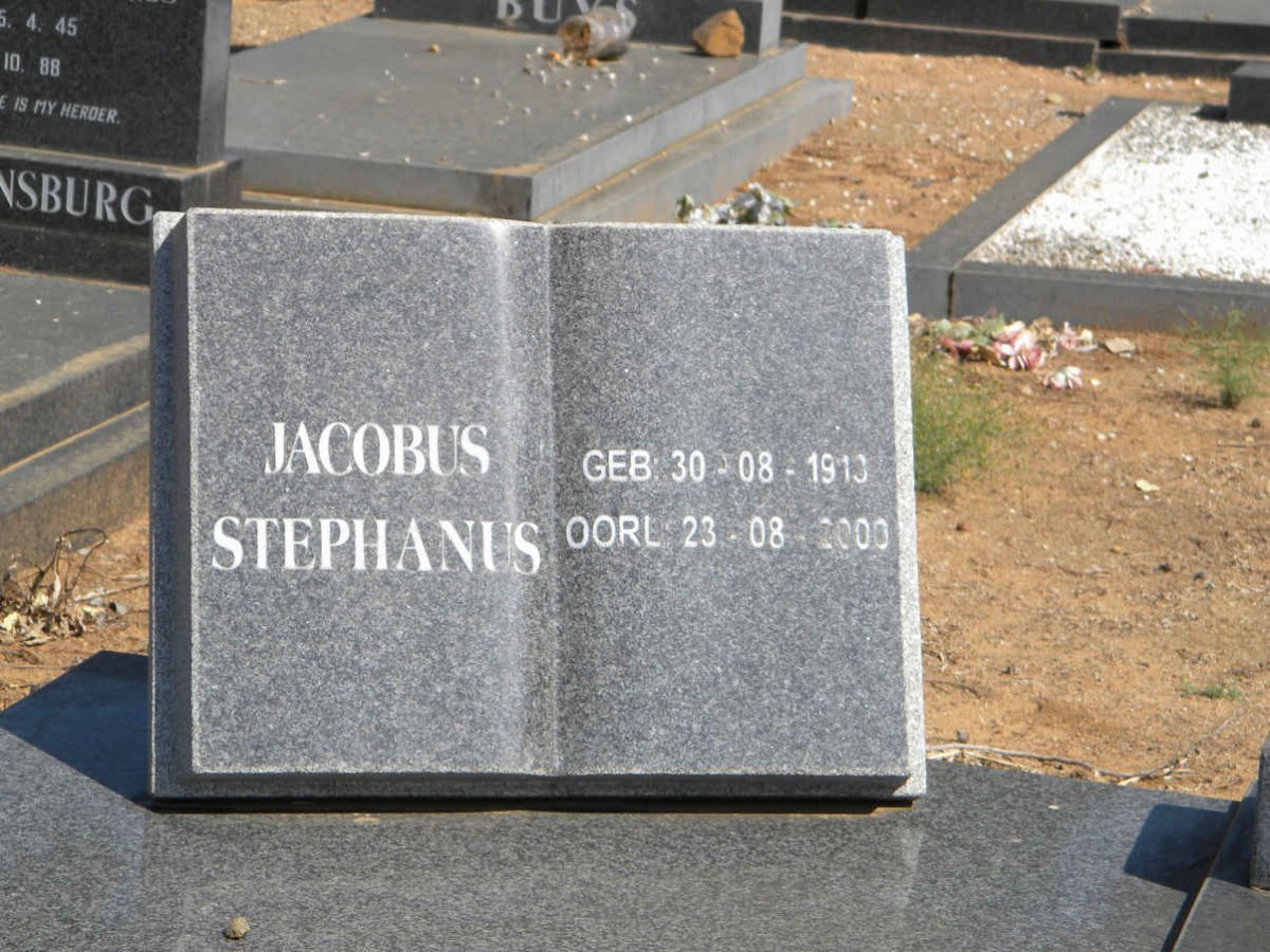 PRETORIUS Jacobus Stephanus 1913-2000 