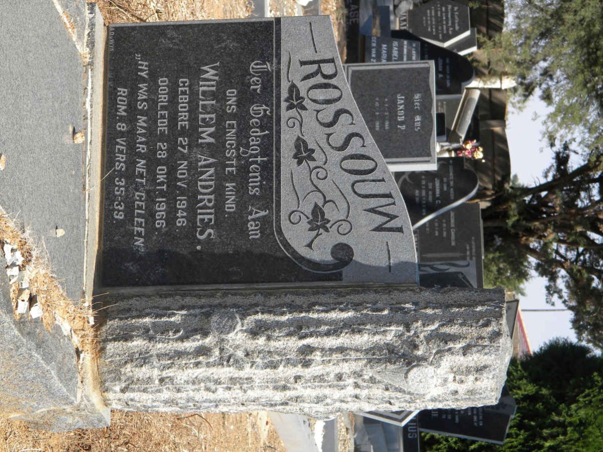 ROSSOUW Willem Andries 1946-1966