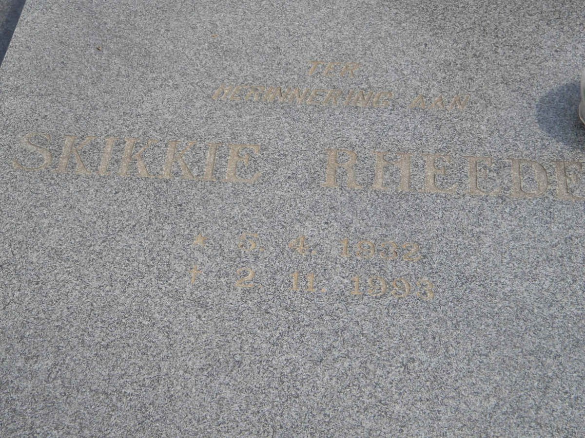 RHEEDER Skikkie 1932-1993