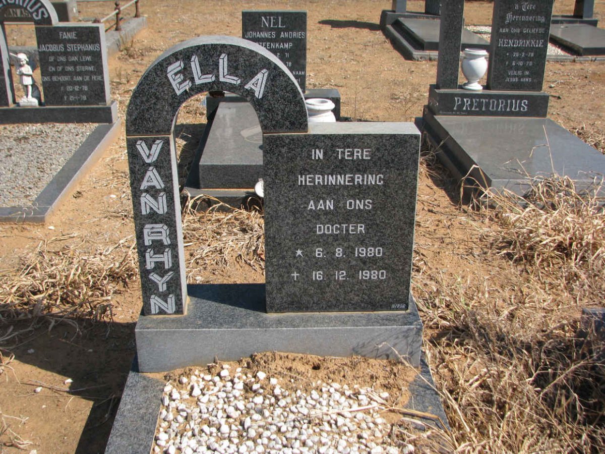 RHYN Ella, van 1980-1980