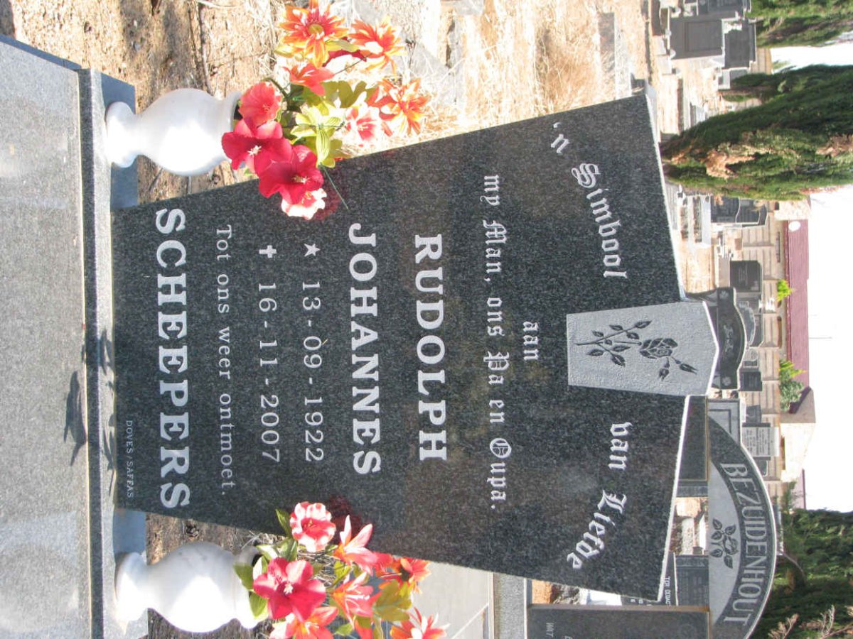 SCHEEPERS Rudolph Johannes 1922-2007