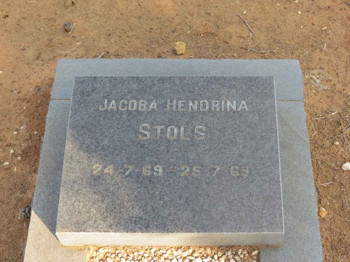 STOLS Jacoba Hendrina 1969-1969