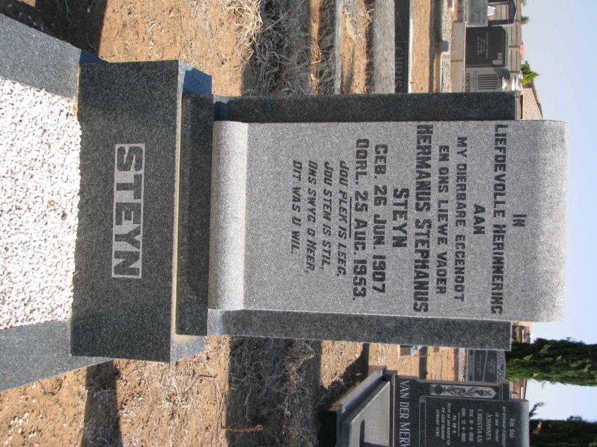 STEYN Hermanus Stephanus 1907-1953