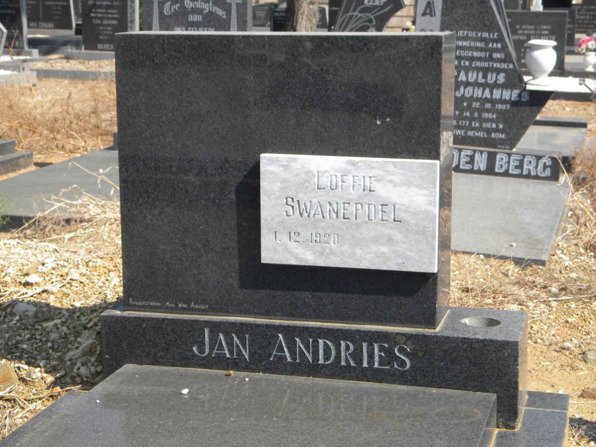 SWANEPOEL Jan Andries 1920-