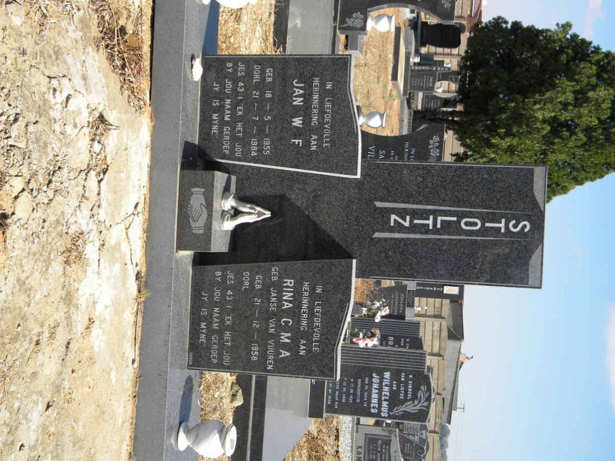 STOLTZ Jan W.F. 1955-1985 &amp; Rina C.M.A. JANSE VAN VUUREN 1958-