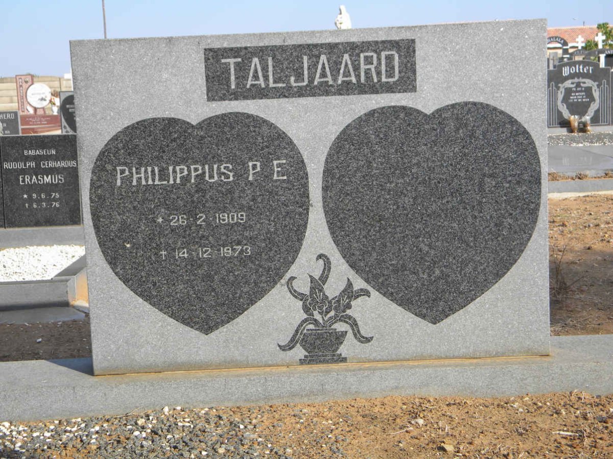 TALJAARD Philippus P.E. 1909-1973