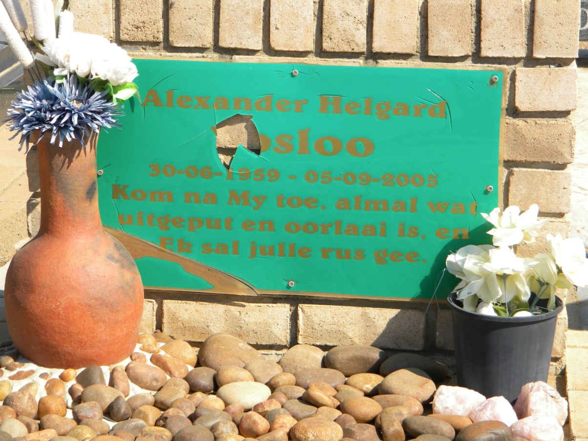VOSLOO Alexander Helgard 1959-2005