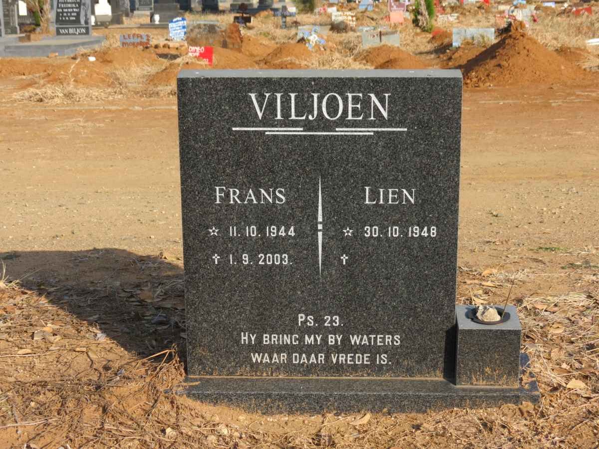 VILJOEN Frans 1944-2003 &amp; Lien 1948-