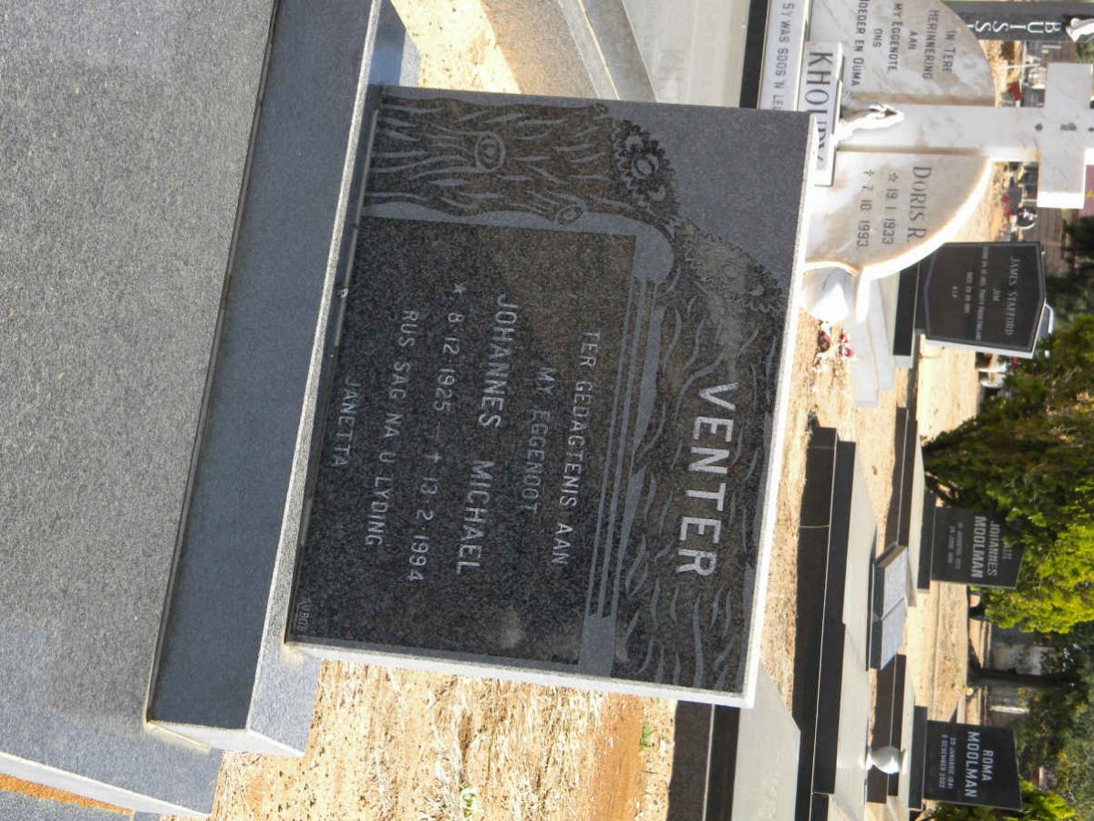 VENTER Johannes Michael 1925-1994