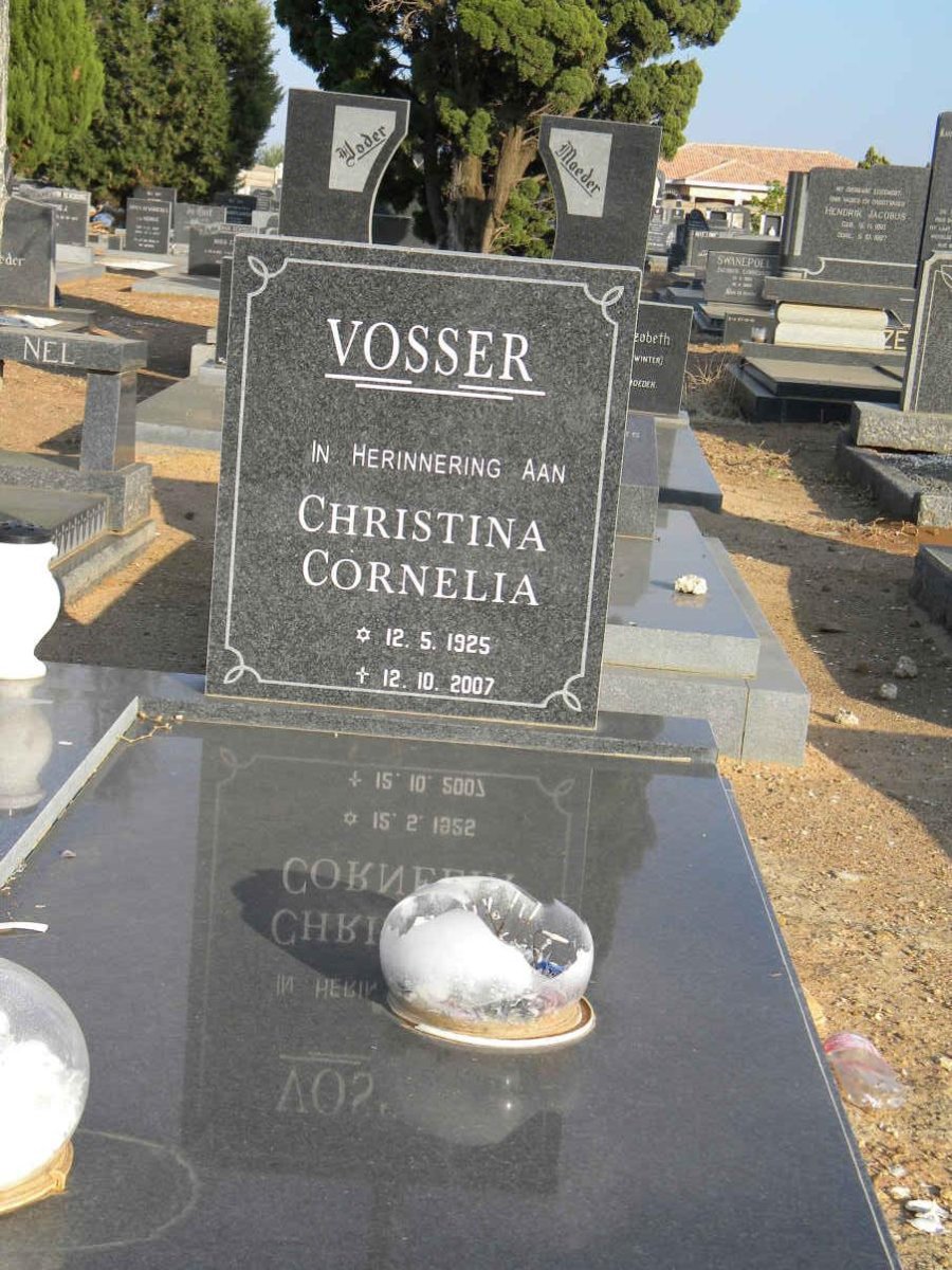 VOSSER Christina Cornelia 1925-2007