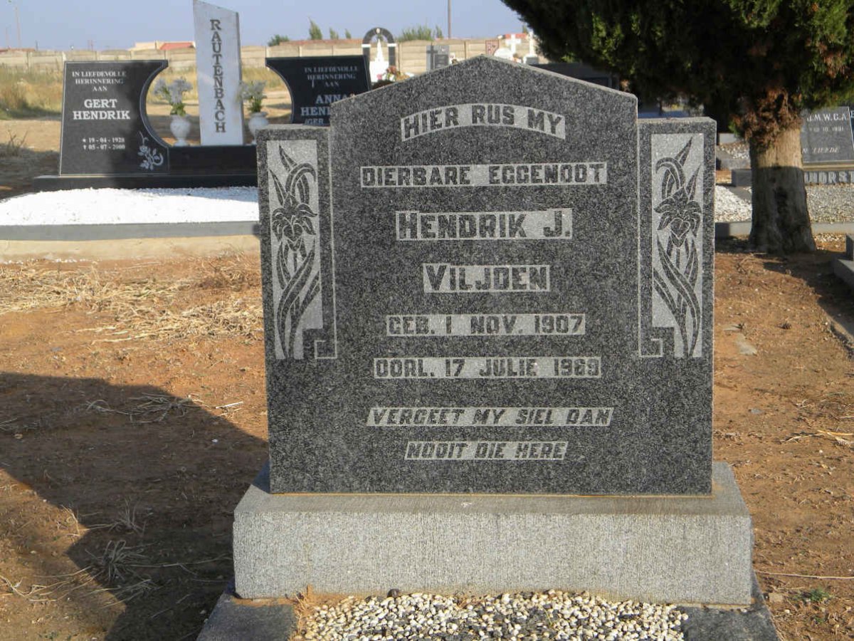VILJOEN Hendrik J. 1907-1989