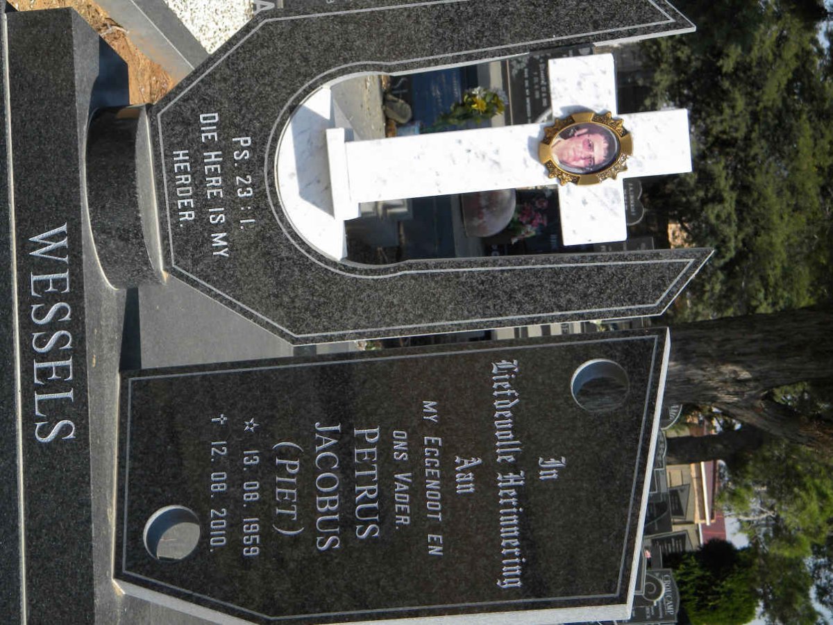 WESSELS Petrus Jacobus 1959-2010