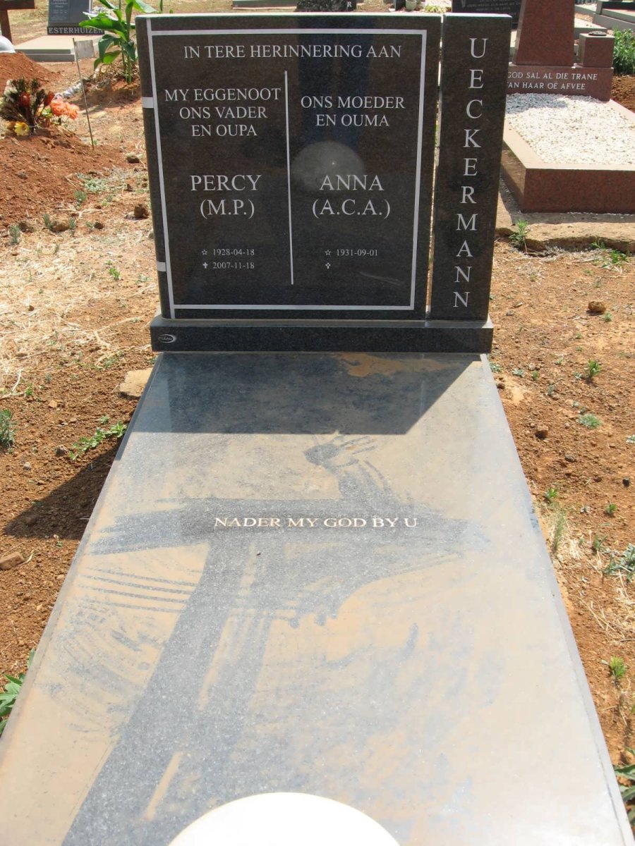 UECKERMANN M.P. 1928-2007 &amp; A.C.A. 1931-