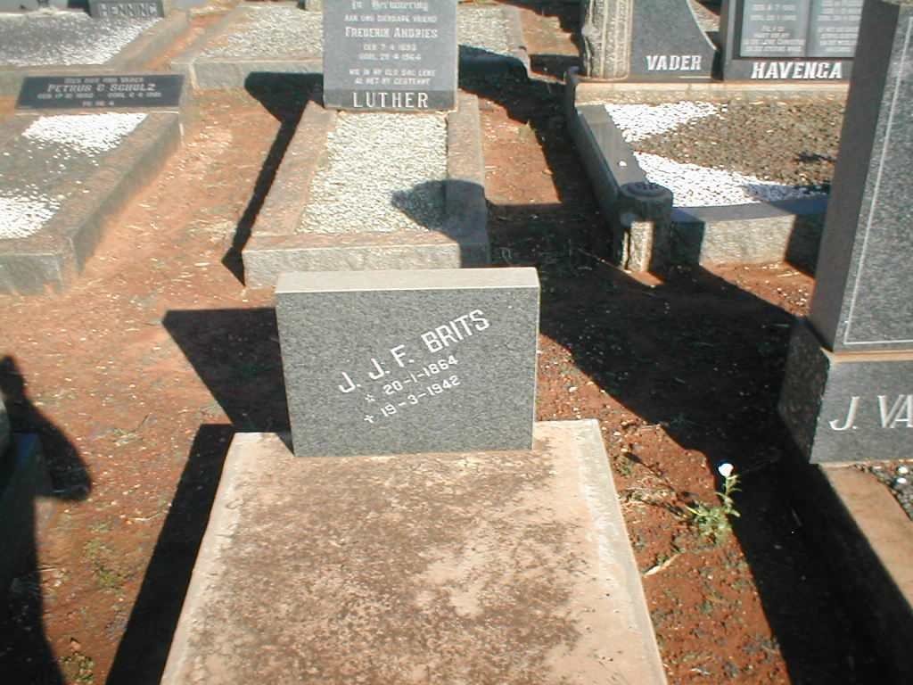 BRITS J.J.F. 1864-1942