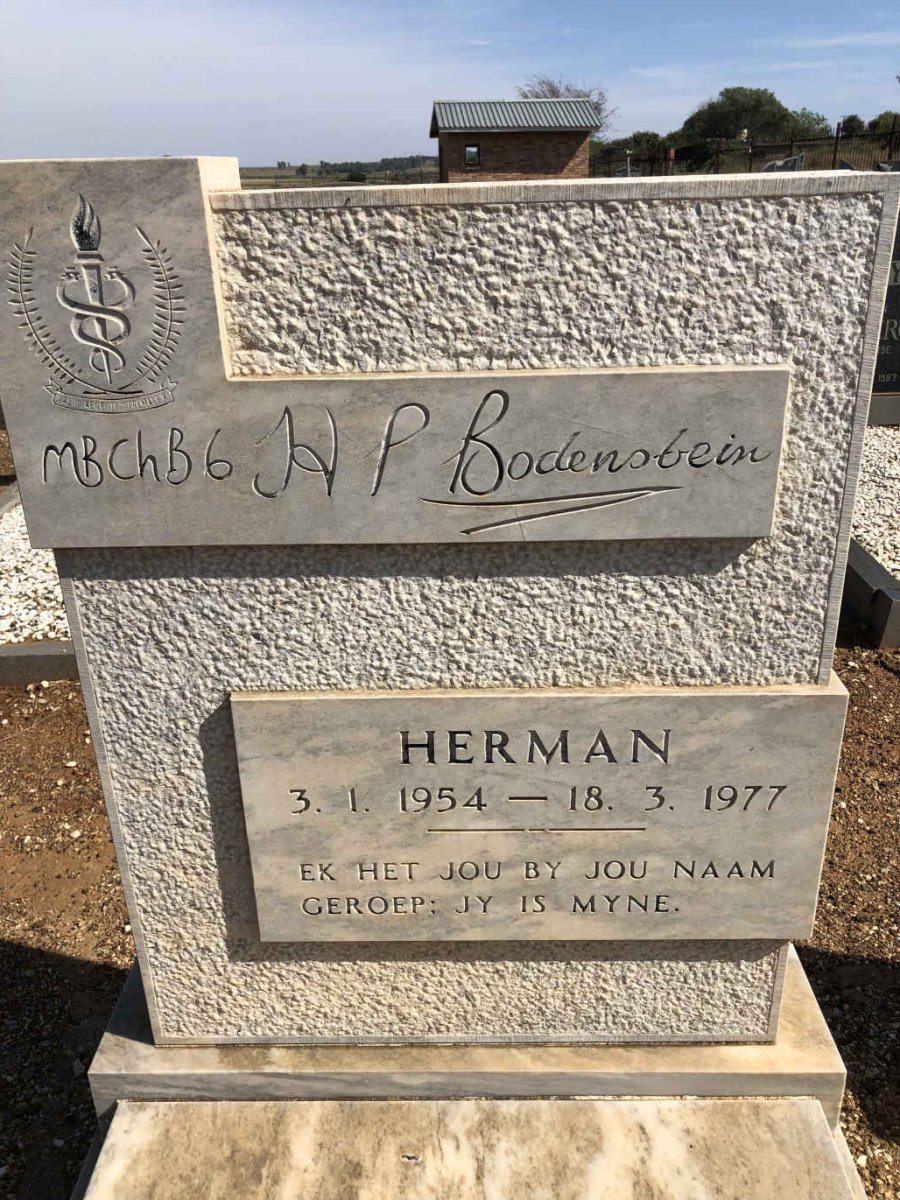 BODENSTEIN Herman 1954-1977