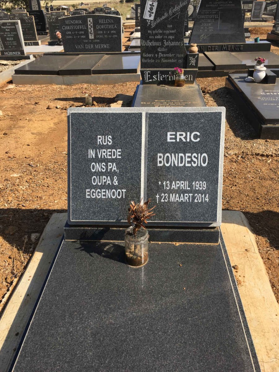 BONDESIO Eric 1939-2014