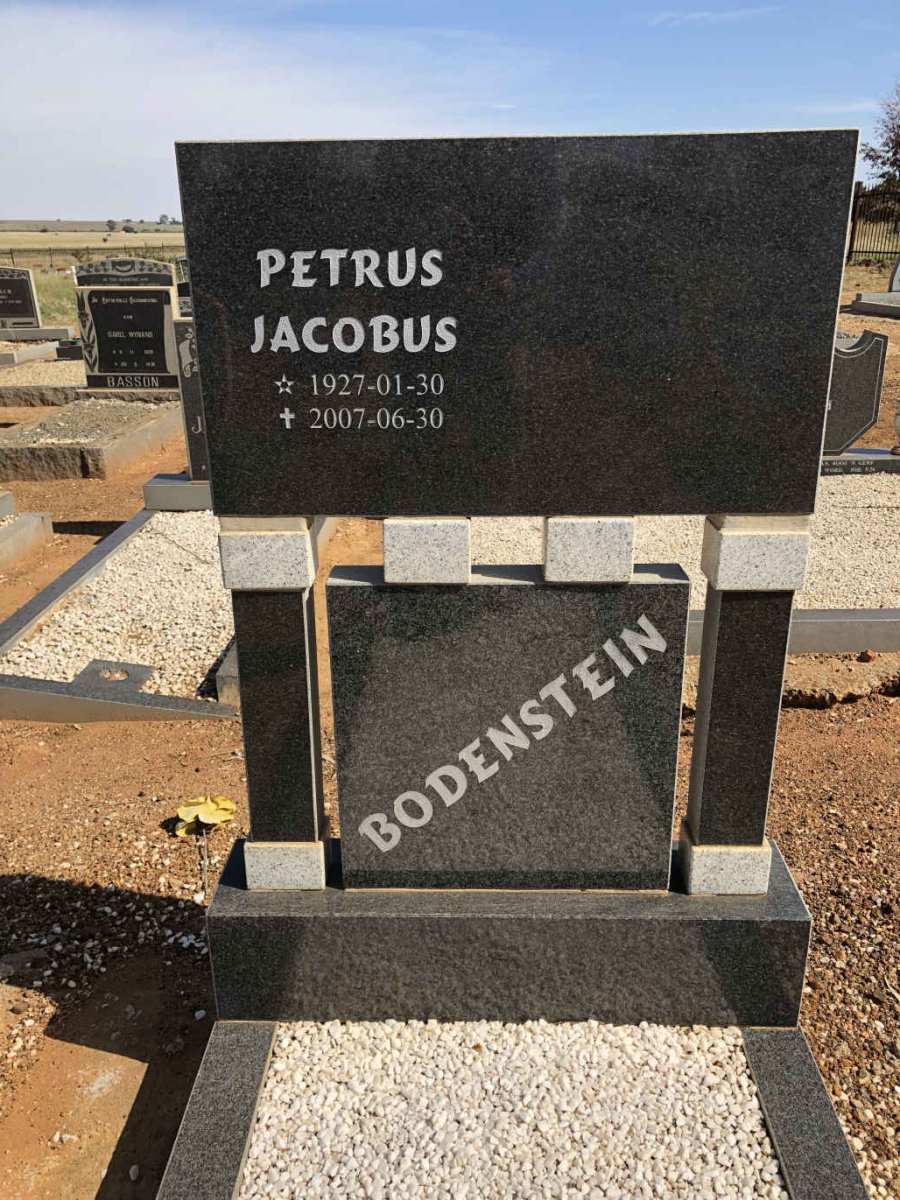 BODENSTEIN Petrus Jacobus 1927-2007