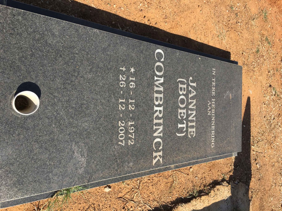COMBRINCK Jannie 1972-2007