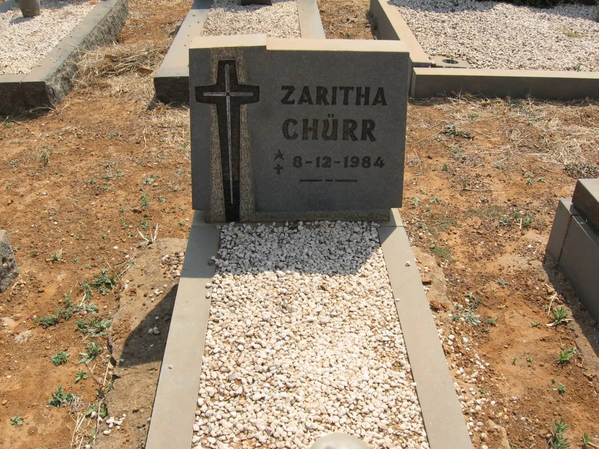 CHURR Zaritha 1984-1984