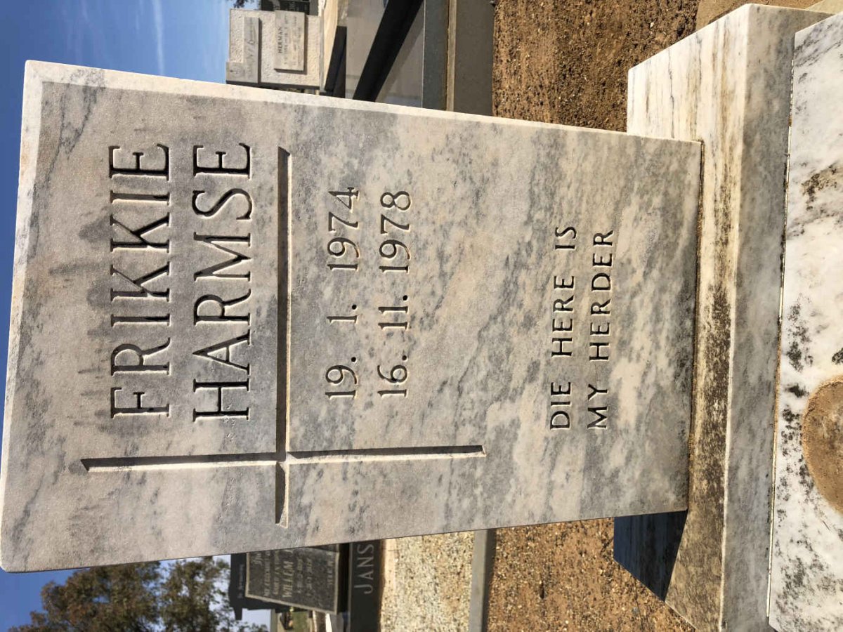 HARMSE Frikkie 1974-1978