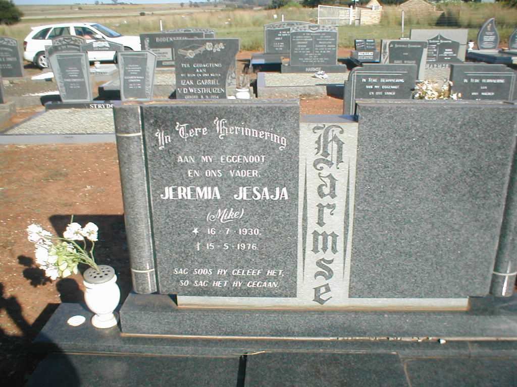 HARMSE Jeremia Jesaja 1930-1976