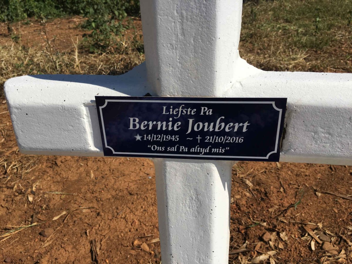 JOUBERT Bernie 1945-2016