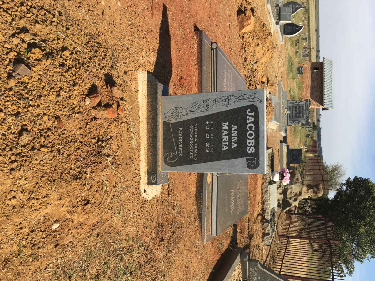 JACOBS Anna Maria 1942-2016
