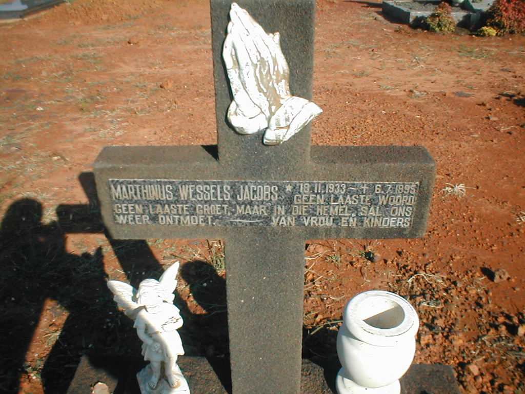 JACOBS Marthinus Wessels 1933-1995