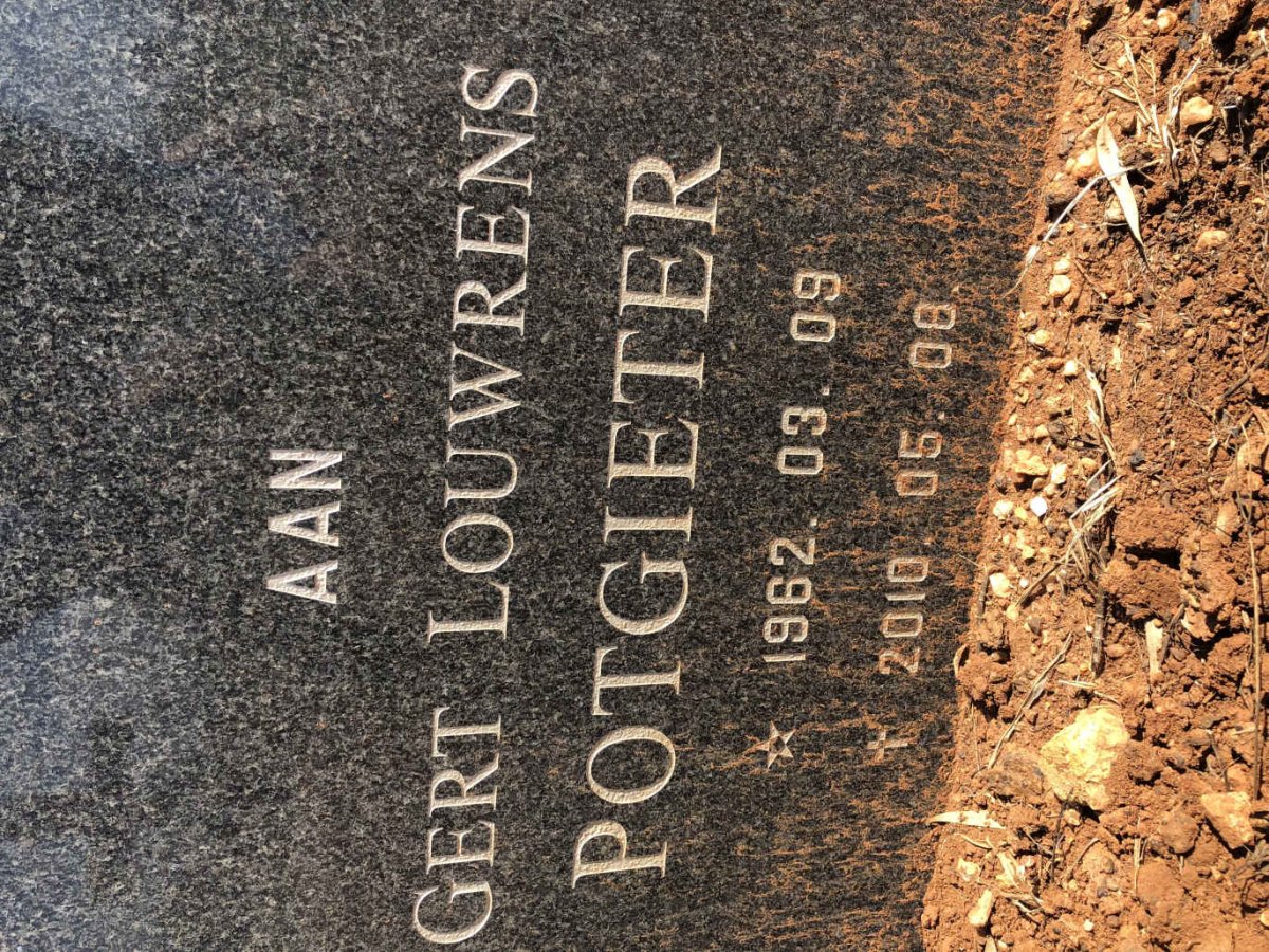 POTGIETER Gert Louwrens 1962-2010