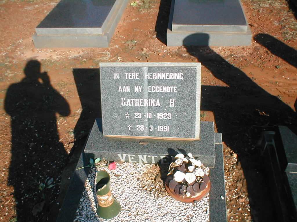 VENTER Catherina H. 1923-1991
