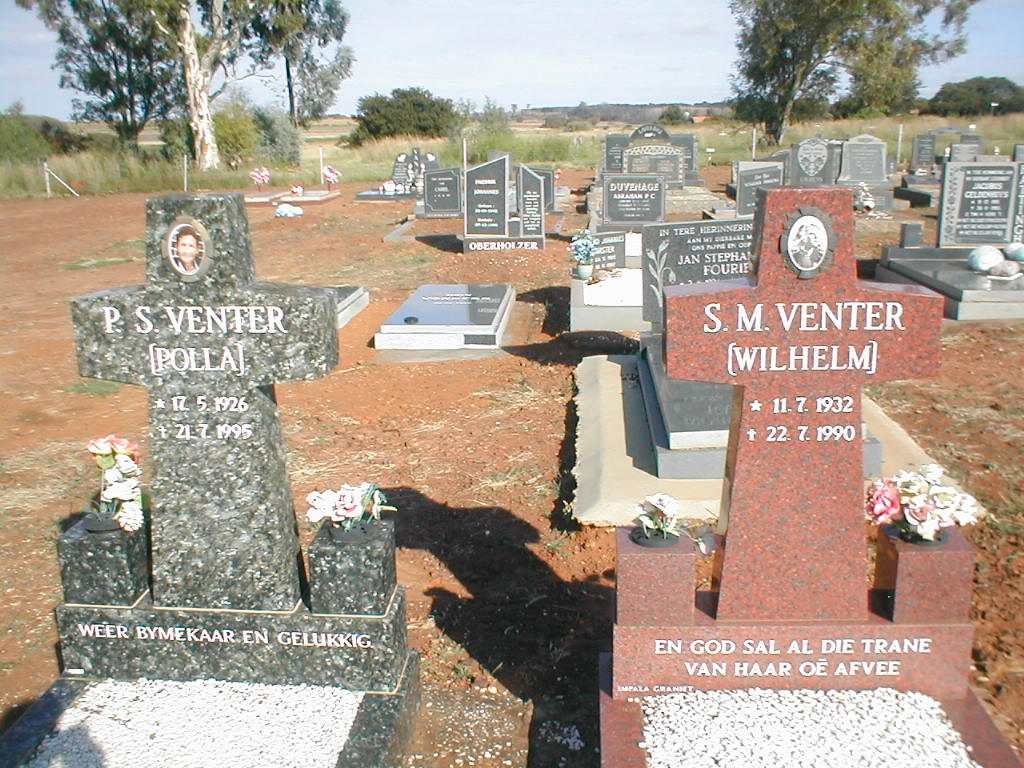 VENTER P.S. 1926-1995 :: VENTER S.M. 1932-1990
