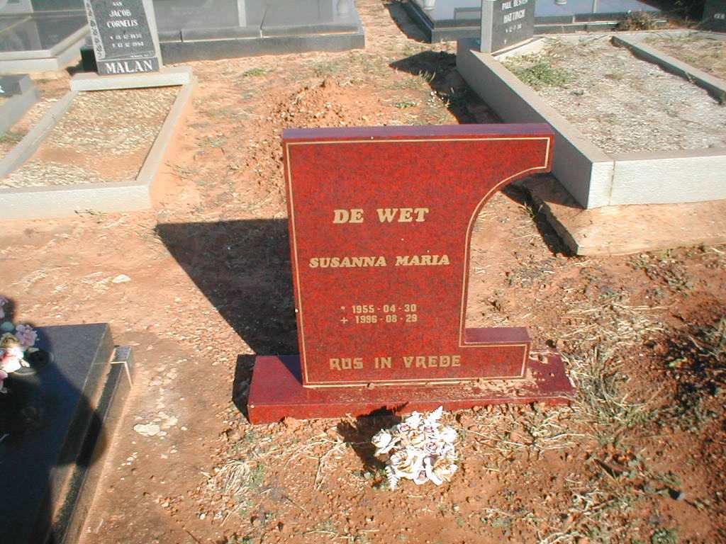 WET Susanna Maria, de 1955-1996
