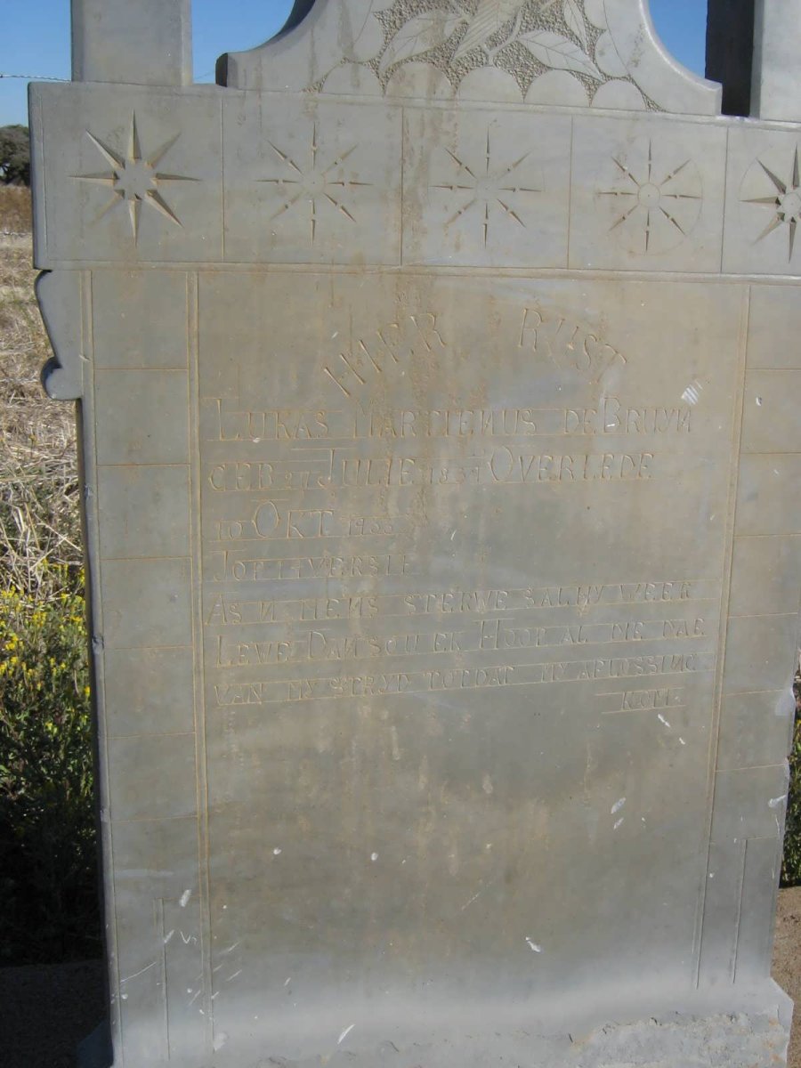 BRUYN Lukas Martienus, de 1839-1933