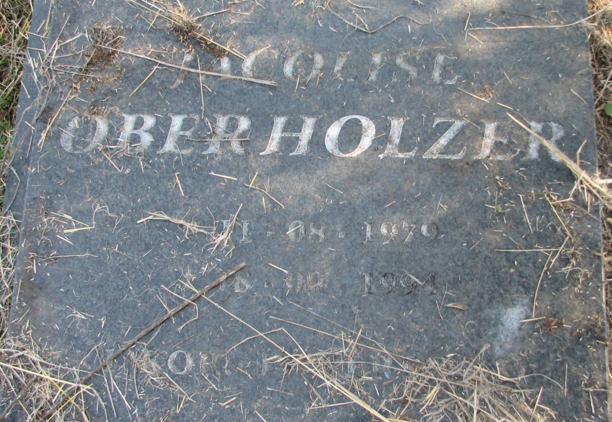 OBERHOLZER Jacouse 1979-1994