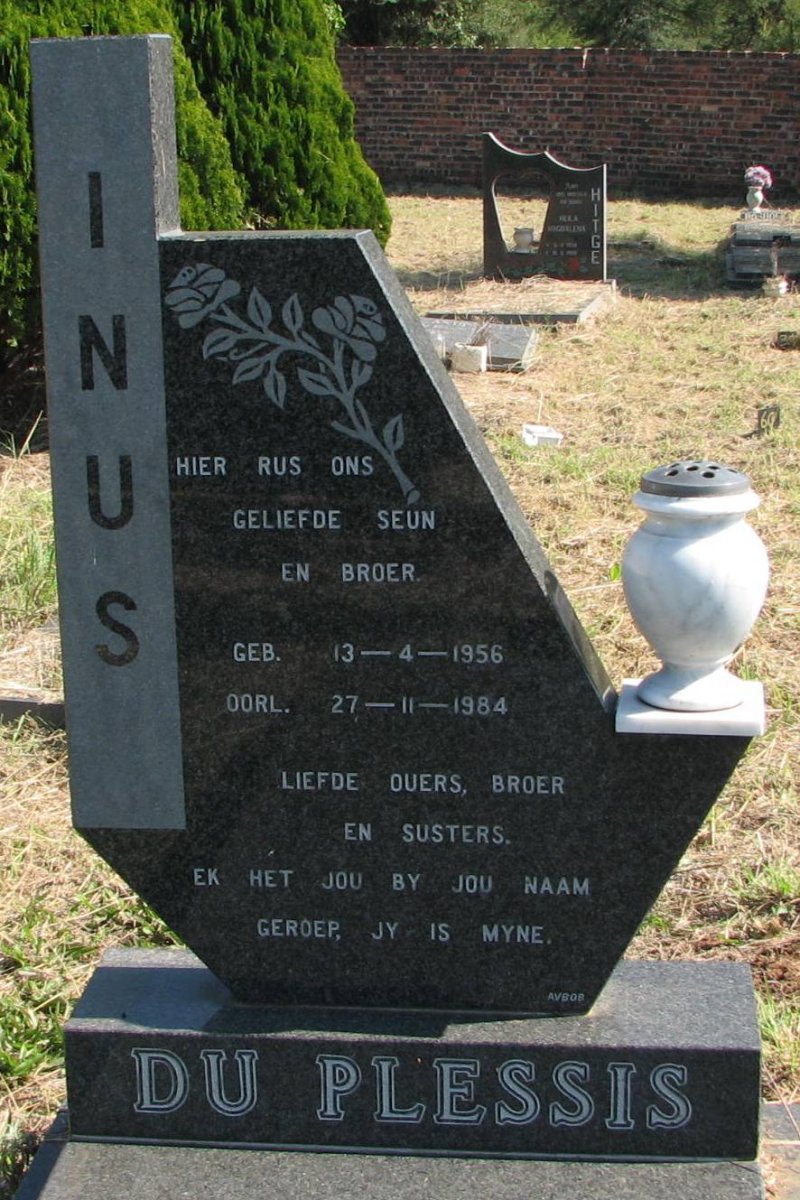 PLESSIS Inus, du 1956-1984