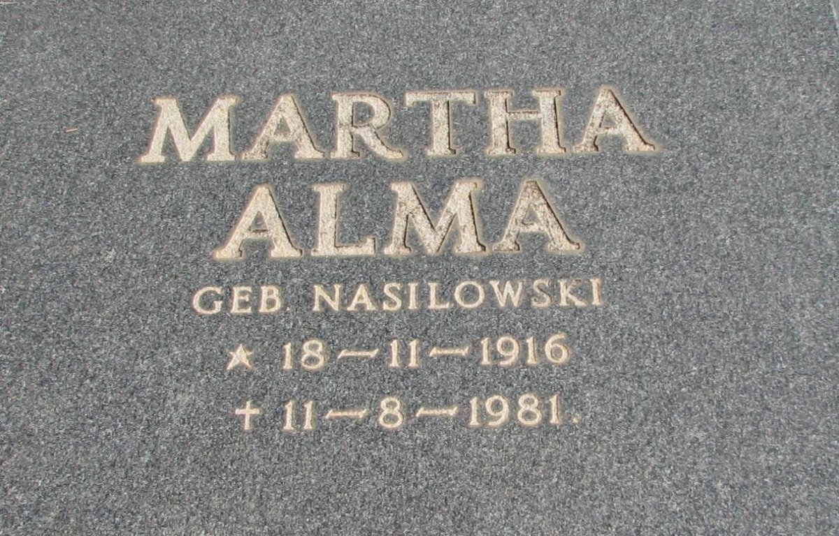 JOOSTE Joseph Adriaan 1916-1982 &amp; Martha Alma NASILOWSKI 1916-1981