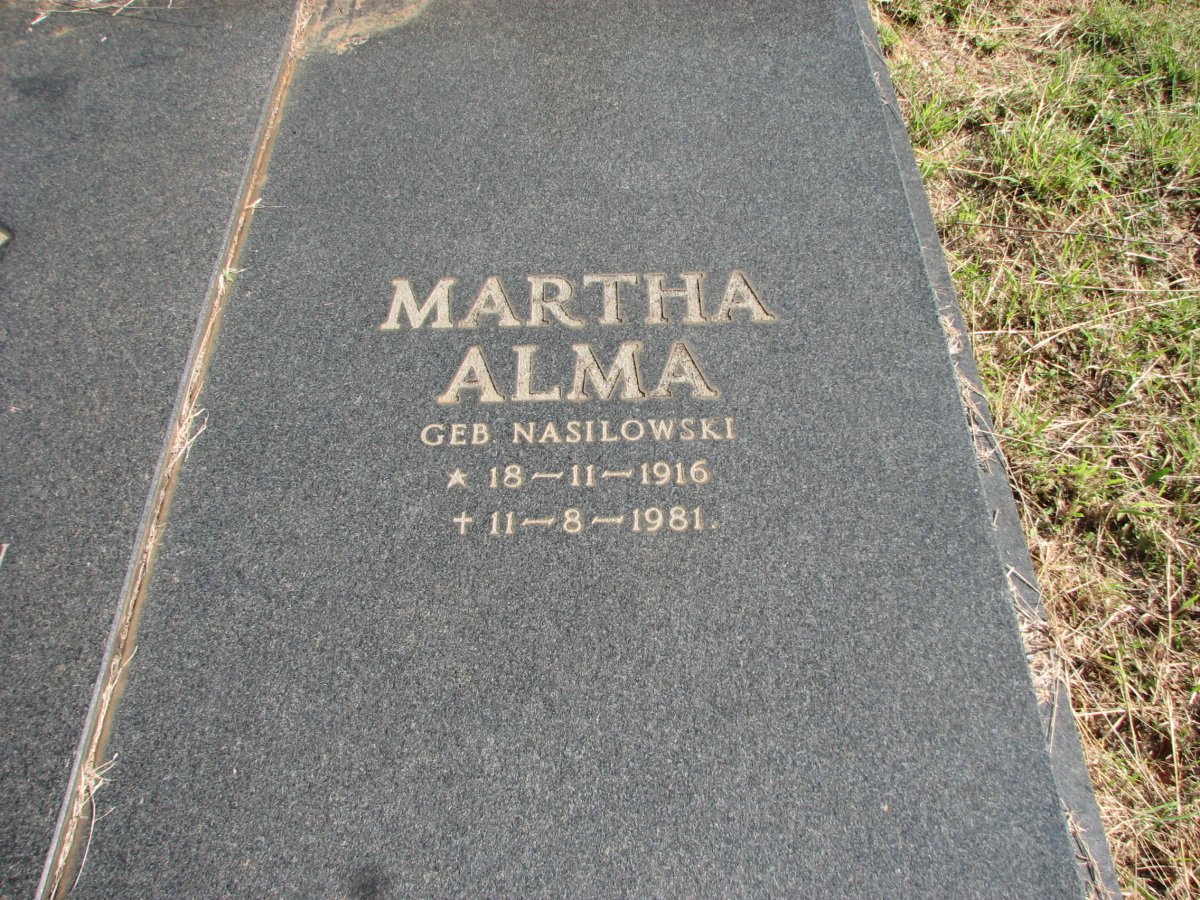 JOOSTE Joseph Adriaan 1916-1982 &amp; Martha Alma NASILOWSKI 1916-1981