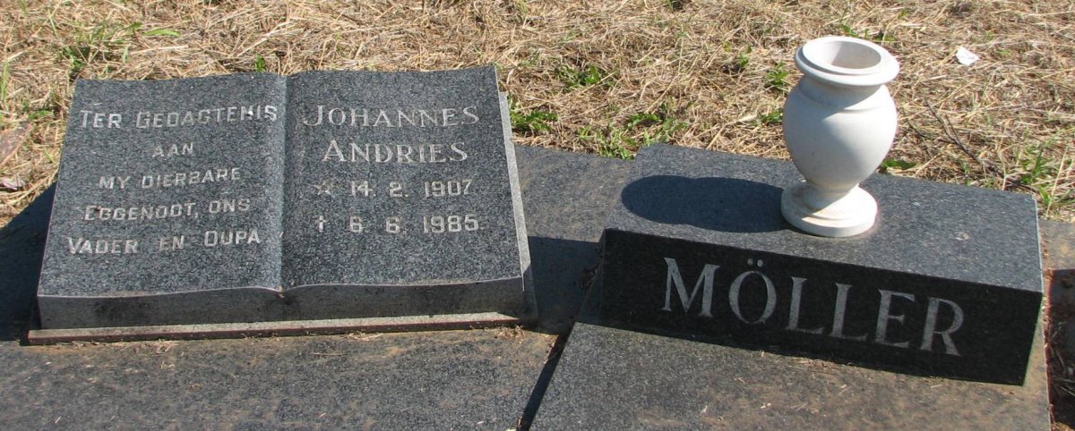 MOLLER Johannes Andries 1907-1985 &amp; Hester Aletta 1916-1986