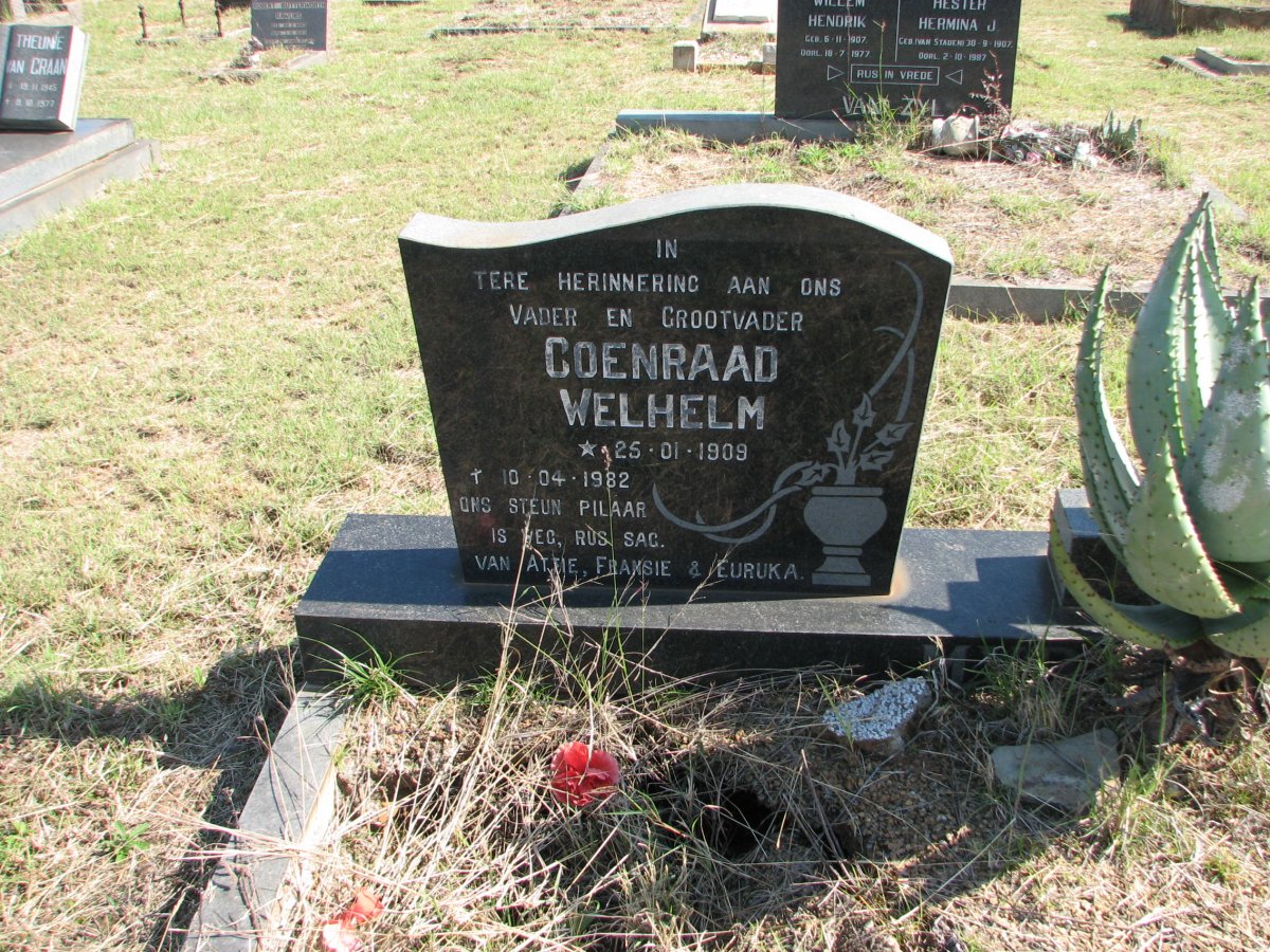 MY? Coenraad Wilhelm 1909-1982 &amp; Getruida Maria SUTTERT 1911-1981