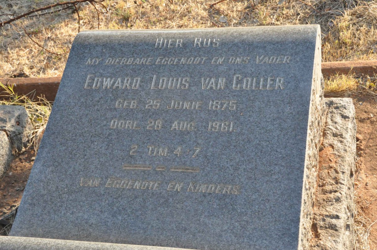 COLLER Edward Louis, van 1875-1961