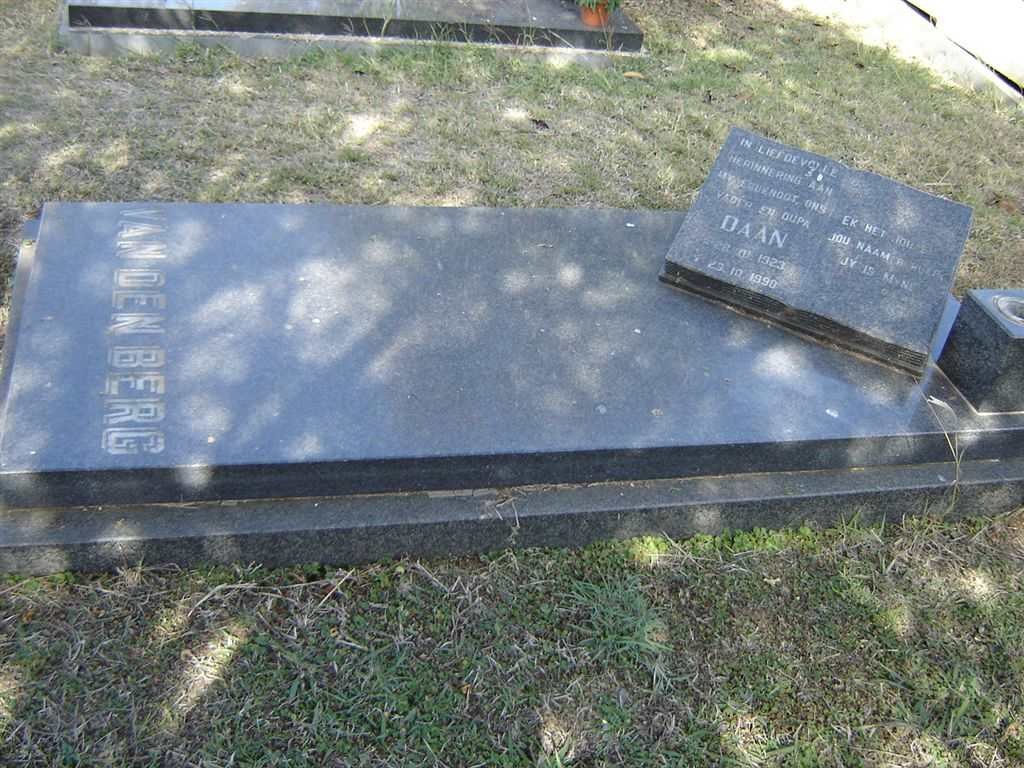 BERG Daan, van den 1923-1990