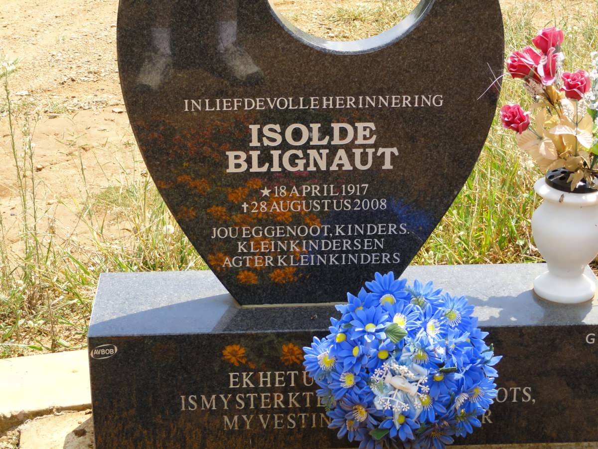BLIGNAUT Isolde 1917-2008