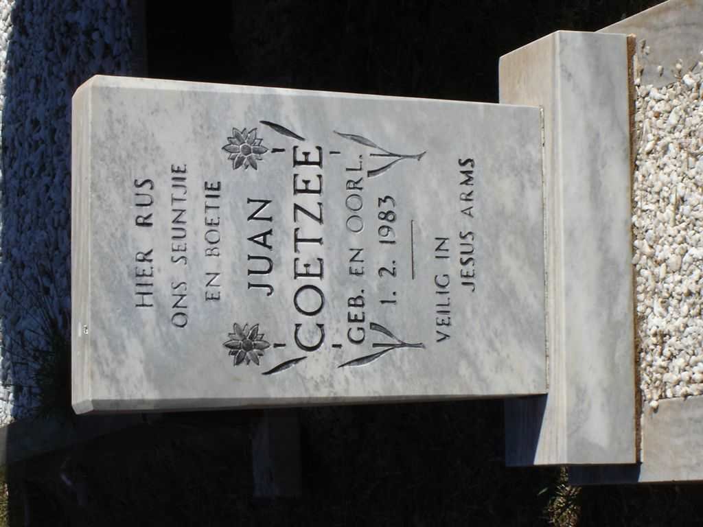 COETZEE Juan 1983-1983
