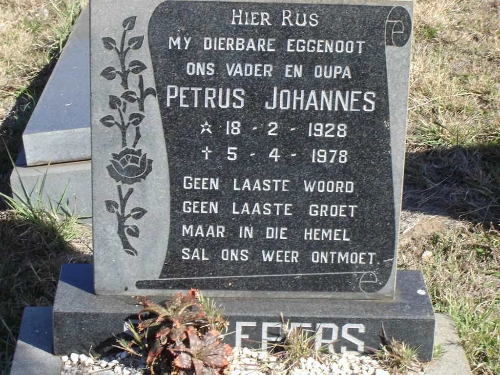 SCHEEPERS Petrus Johannes 1928-1978