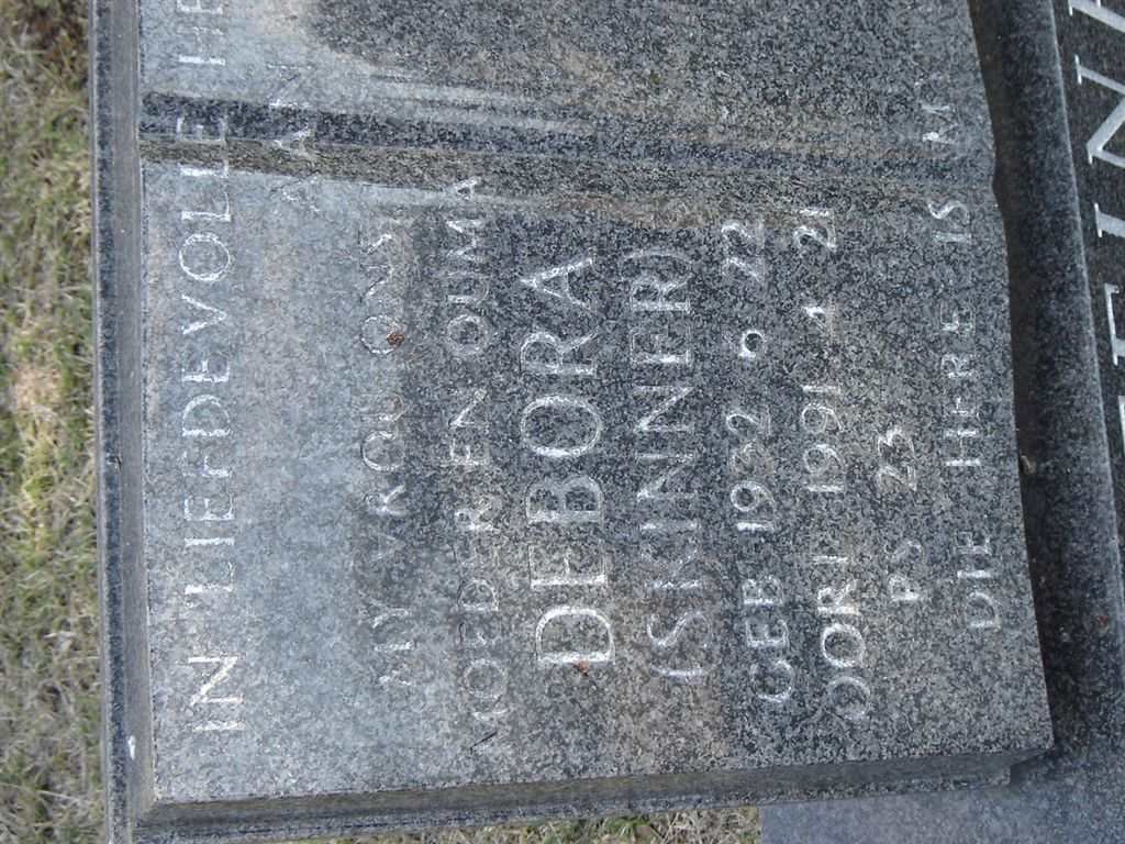 STEINBERG Debora nee SKINNER 1932-1991_2