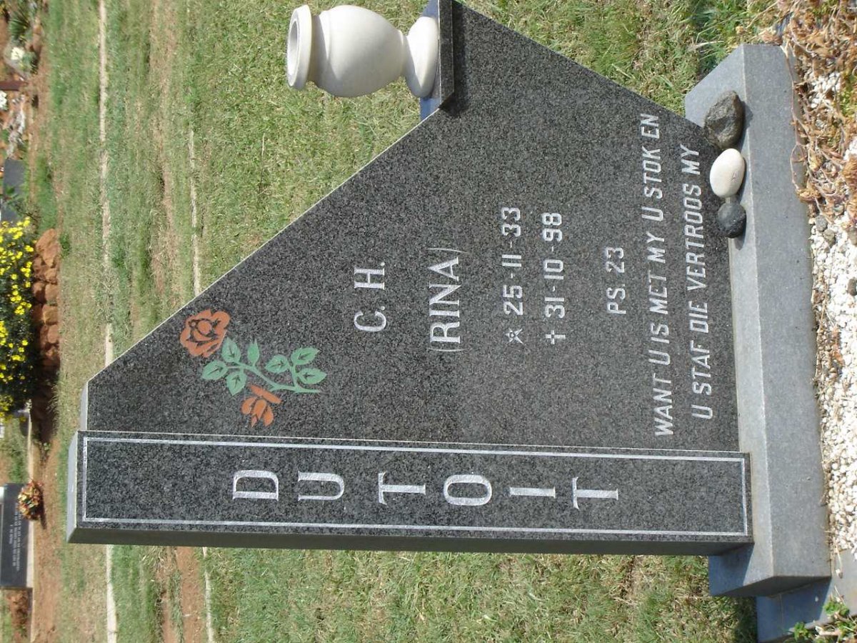 TOIT C.H., du 1933-1998